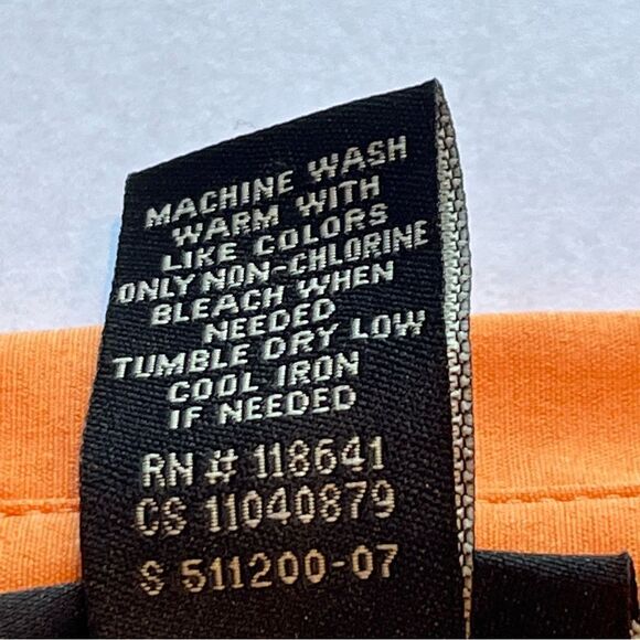 Lane Bryant Women's Button up blouse, long sleeve Orange Size 18/20 - Picture 4 of 9